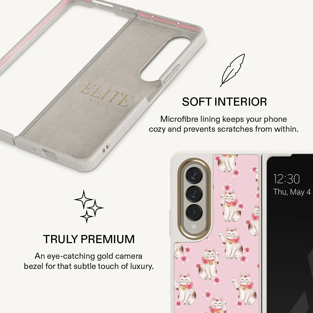 Maneki Neko - Samsung Galaxy Z Fold 4 Case - Image 25