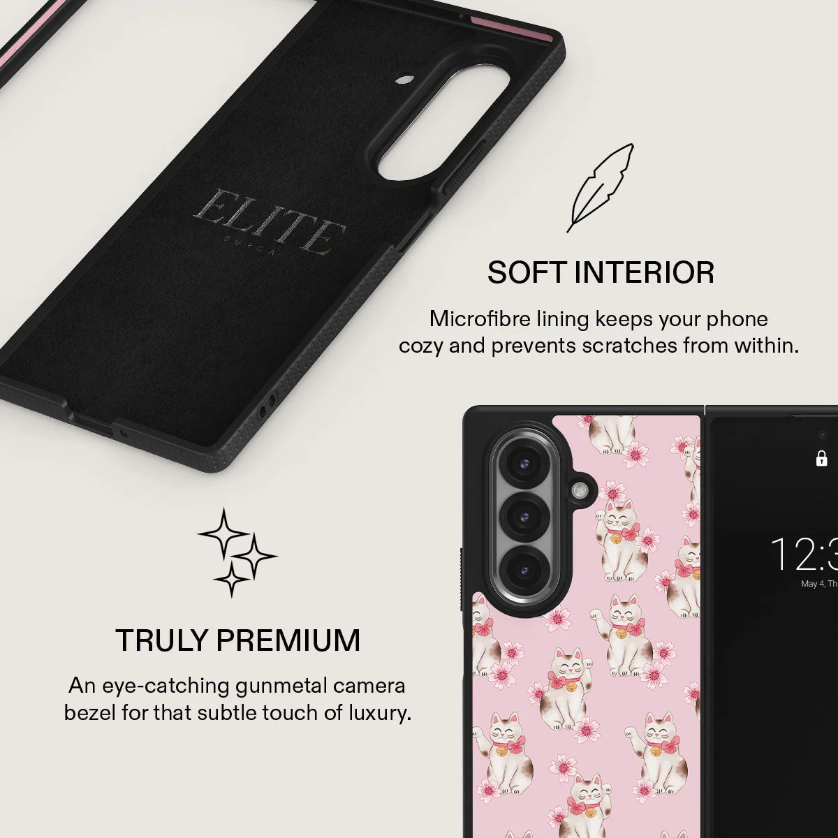 Maneki Neko - Samsung Galaxy Z Fold 7 Case - Image 13