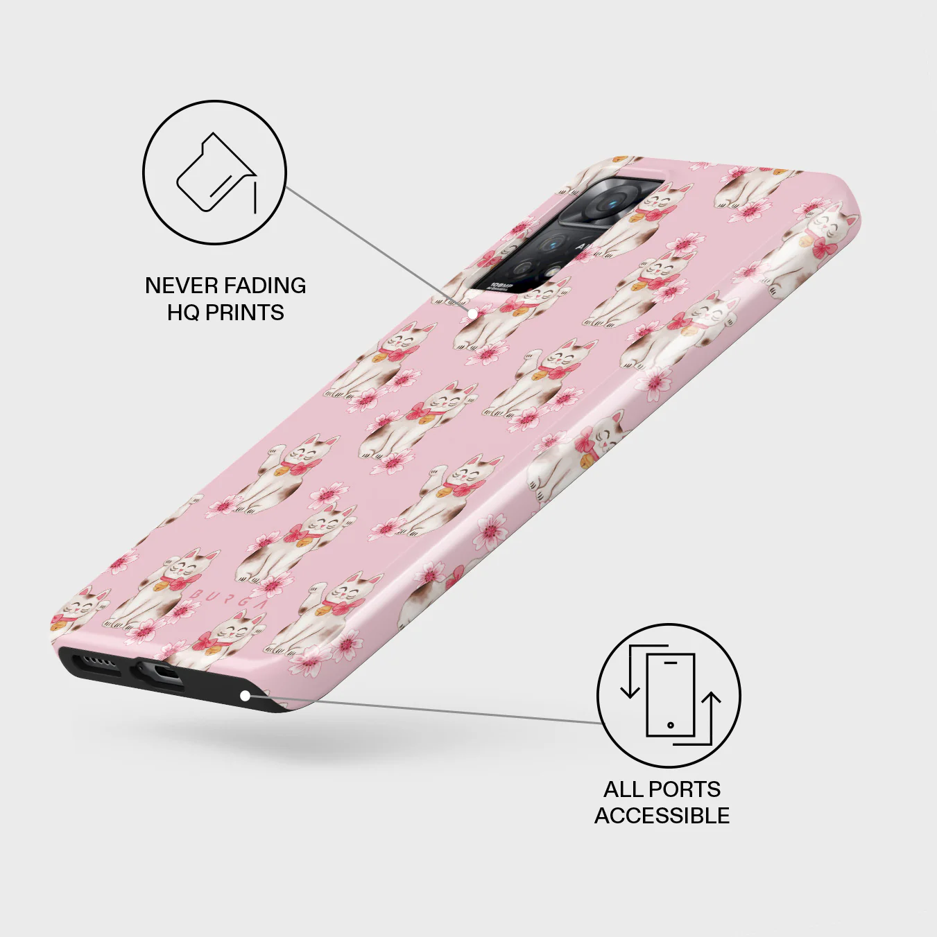 Maneki Neko - Xiaomi Redmi Note 11 Pro+ Case - Image 3