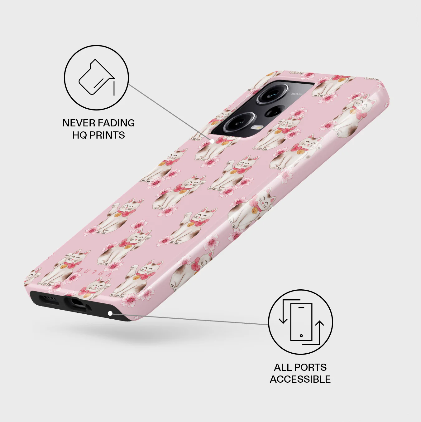 Maneki Neko - Xiaomi Redmi Note 12 Pro 5G Case - Image 3