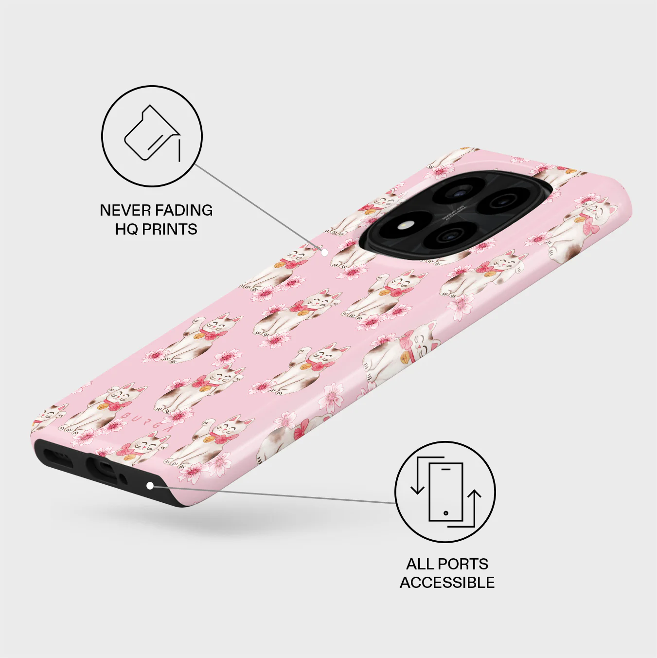 Maneki Neko - Xiaomi Redmi Note 14 Pro+ 5G Case - Image 3