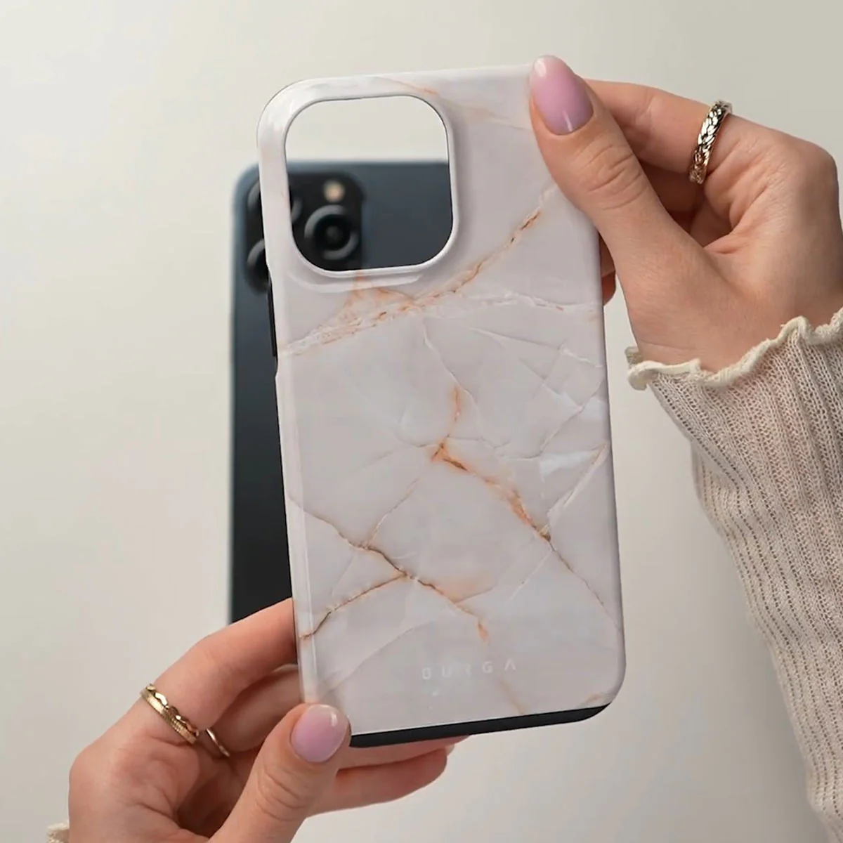 Vanilla Sand - Marble Samsung Galaxy S25 FE Case - Image 5
