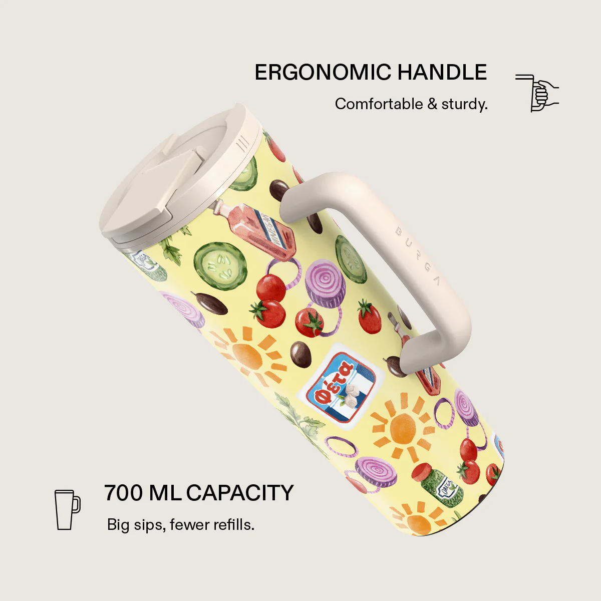 Meraki - EasyGrip Travel Mug - Image 2