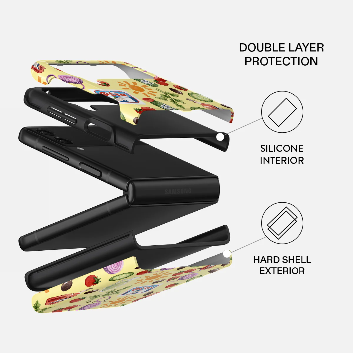Meraki - Samsung Galaxy Z Flip 3 Case - Image 2