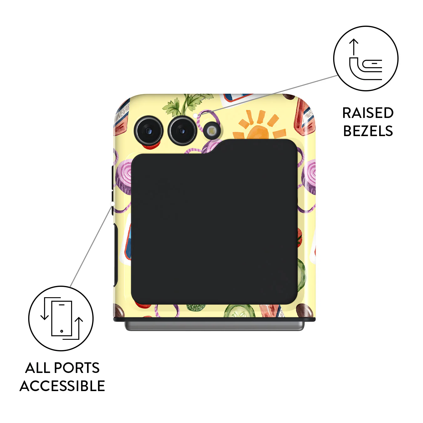 Meraki - Samsung Galaxy Z Flip 5 Case - Image 3