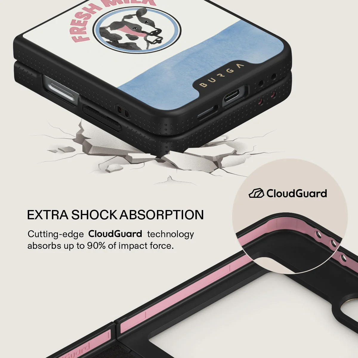 Milkshake - Samsung Galaxy Z Flip 6 Case - Image 8