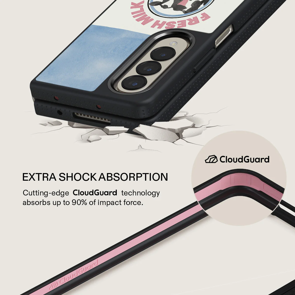 Milkshake - Samsung Galaxy Z Fold 4 Case - Image 15