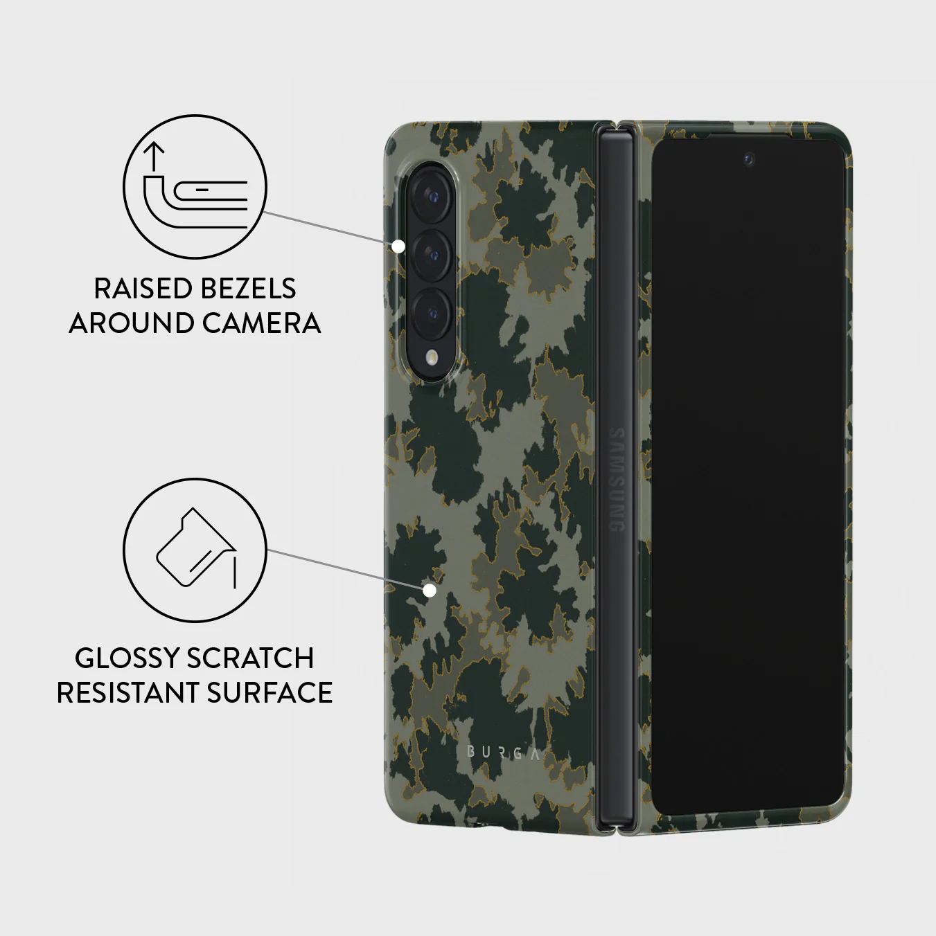 Moss - Samsung Galaxy Z Fold 3 Case - Image 3