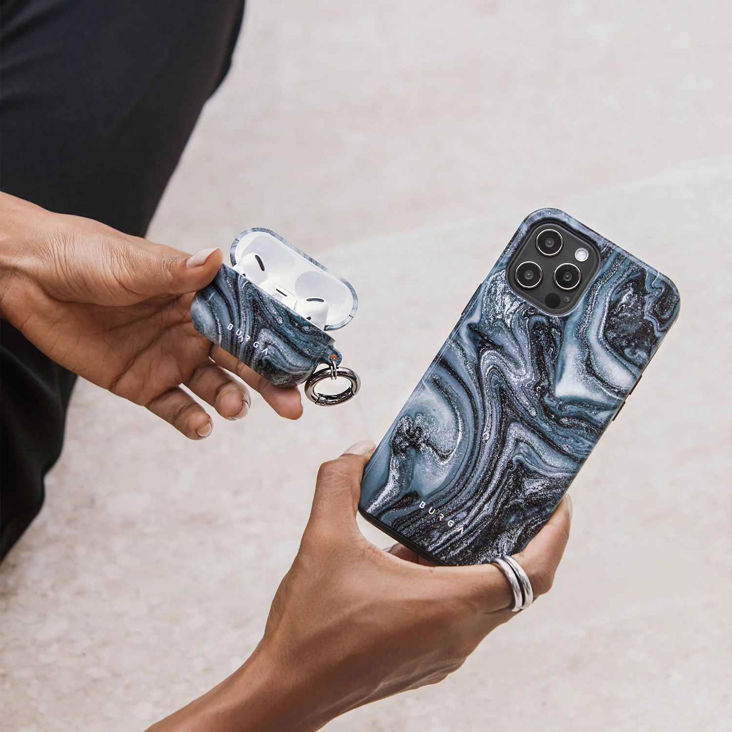 Navy Trench - Blue Samsung Galaxy A57 5G Case - Image 7