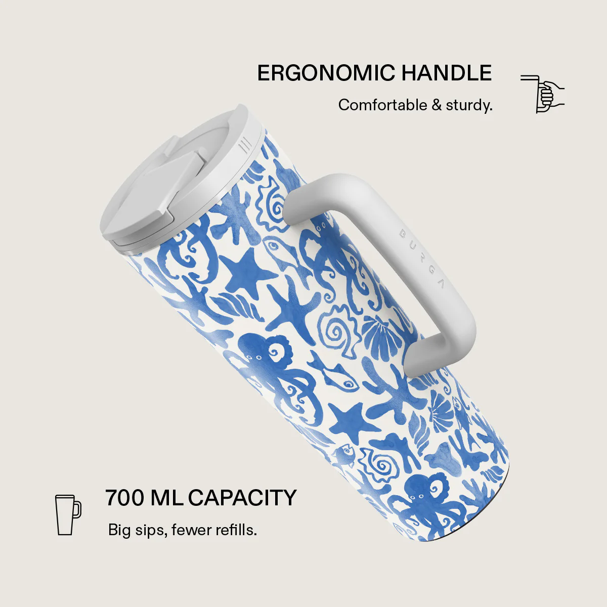 Nera - EasyGrip Travel Mug - Image 2