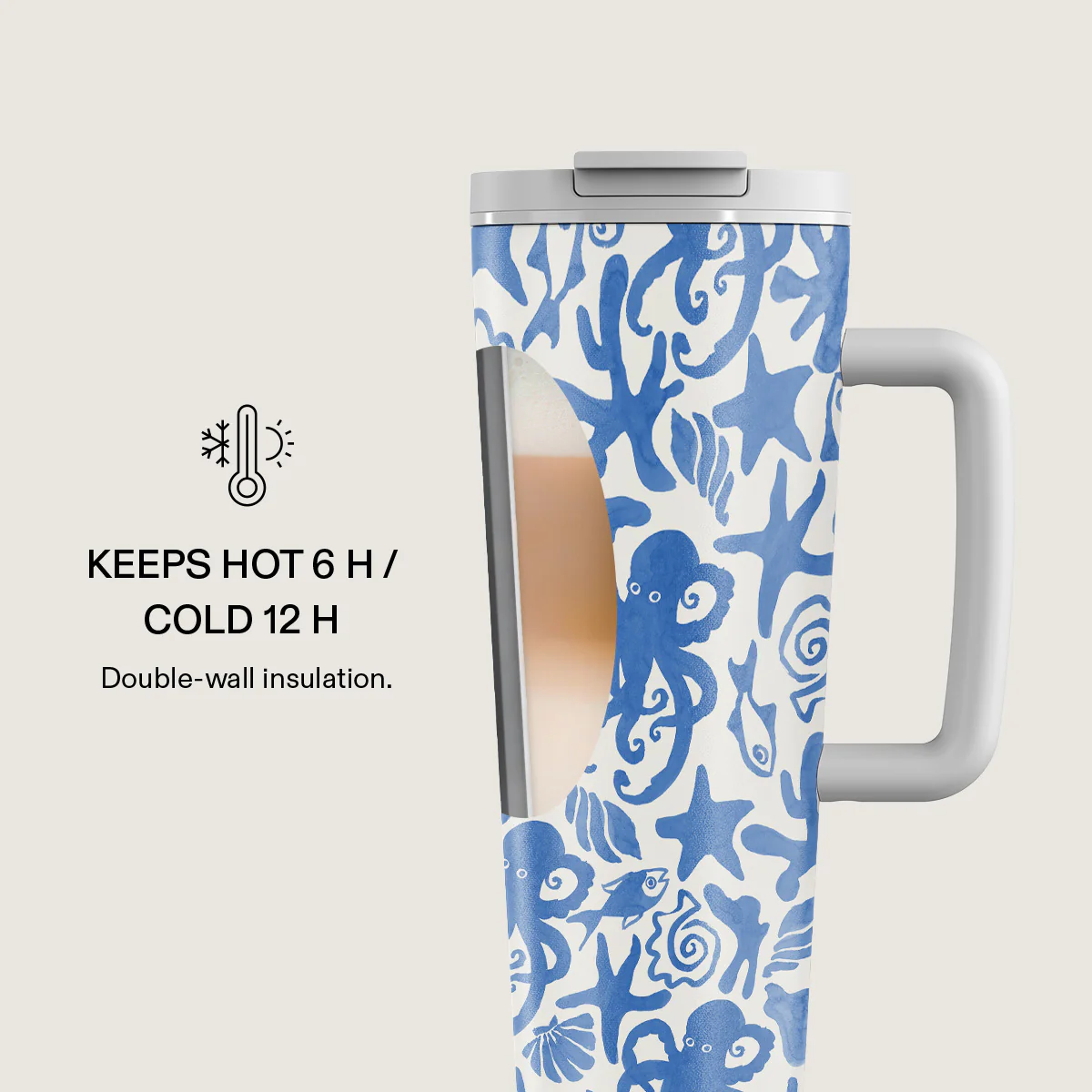 Nera - EasyGrip Travel Mug - Image 4