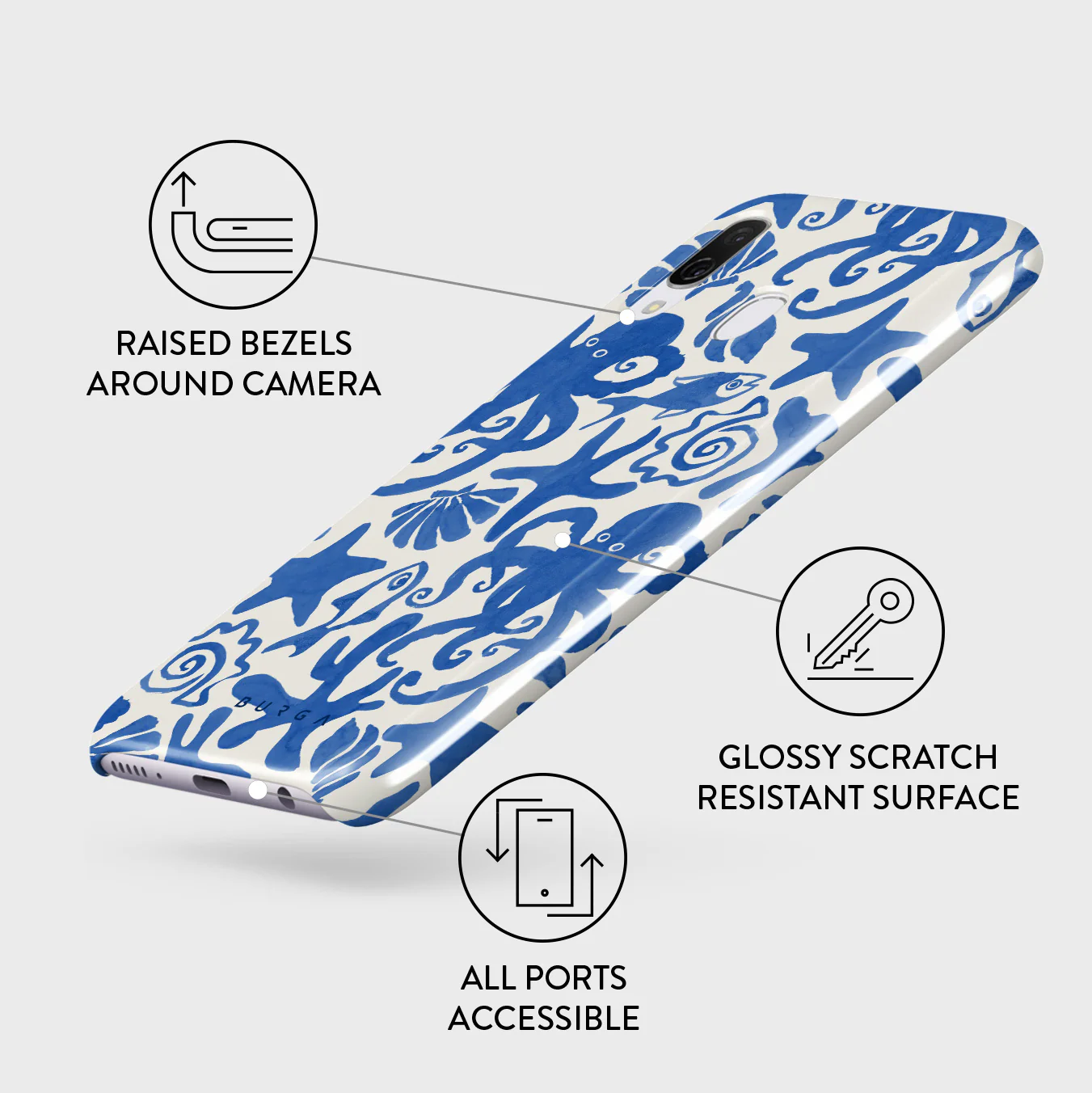 Nera - Samsung Galaxy A40 Case - Image 3