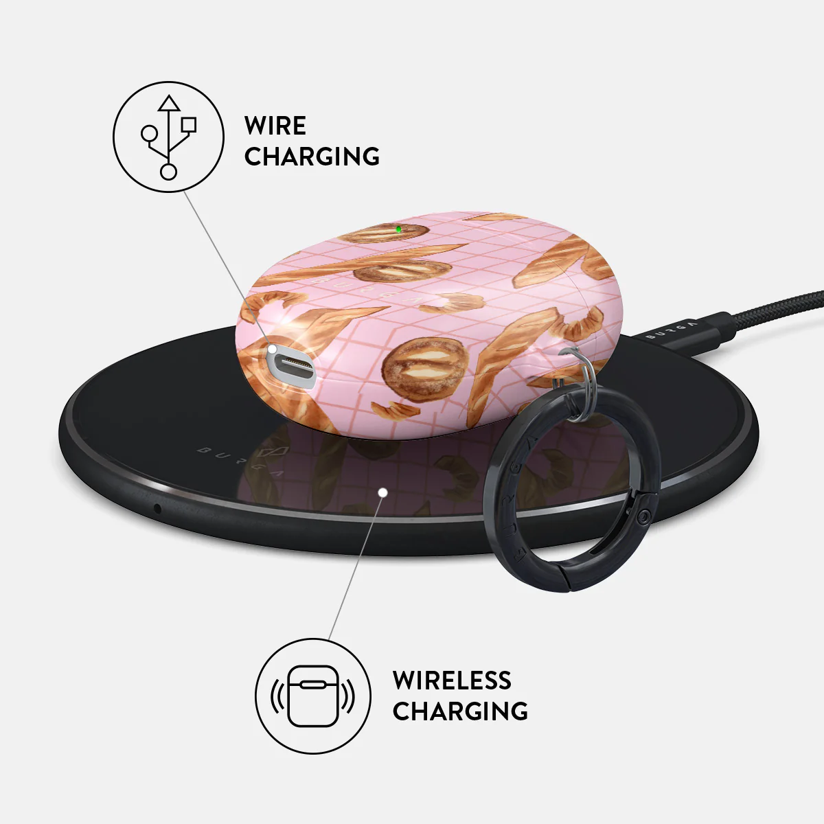 No Crumbs - Google Pixel Buds 2 Case - Image 3