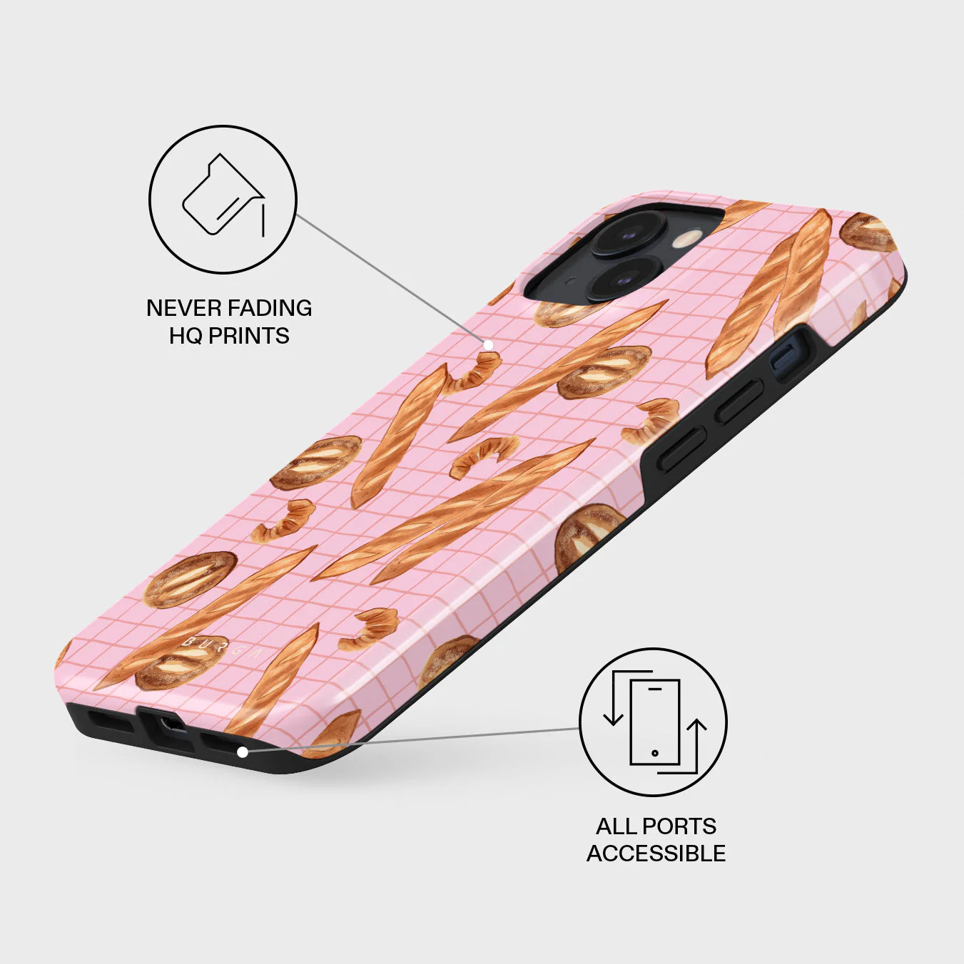 No Crumbs - iPhone 15 Case - Image 3