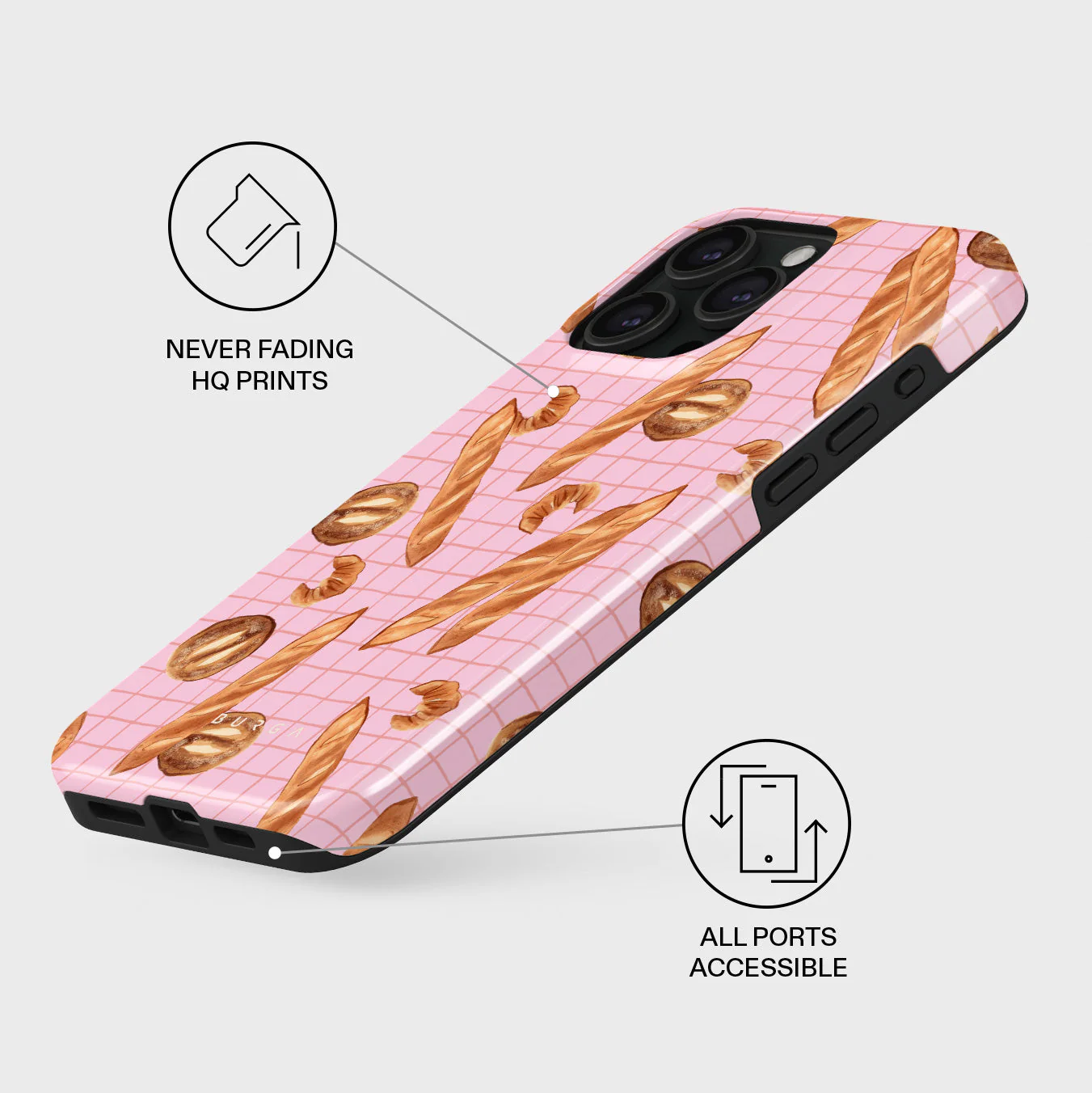 No Crumbs - iPhone 15 Pro Case - Image 3