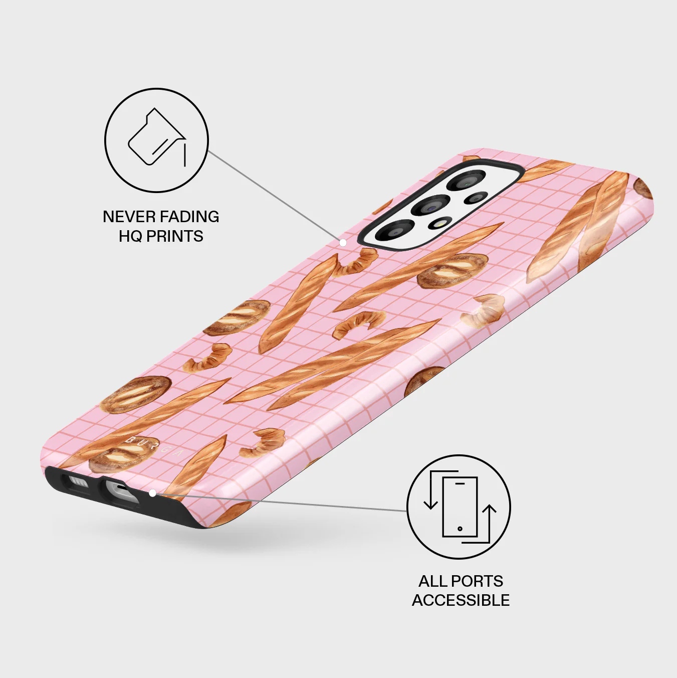 No Crumbs - Samsung Galaxy A73 Case - Image 3