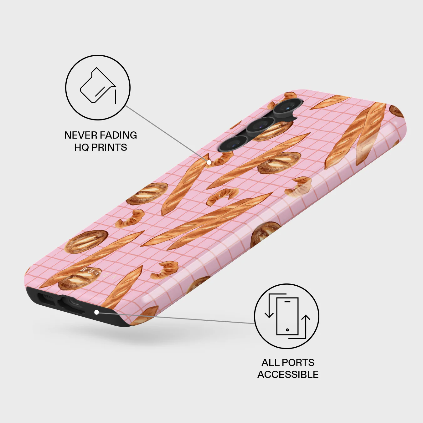 No Crumbs - Samsung Galaxy S23 FE Case - Image 3