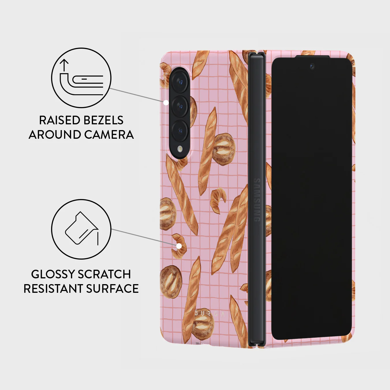 No Crumbs - Samsung Galaxy Z Fold 3 Case - Image 3