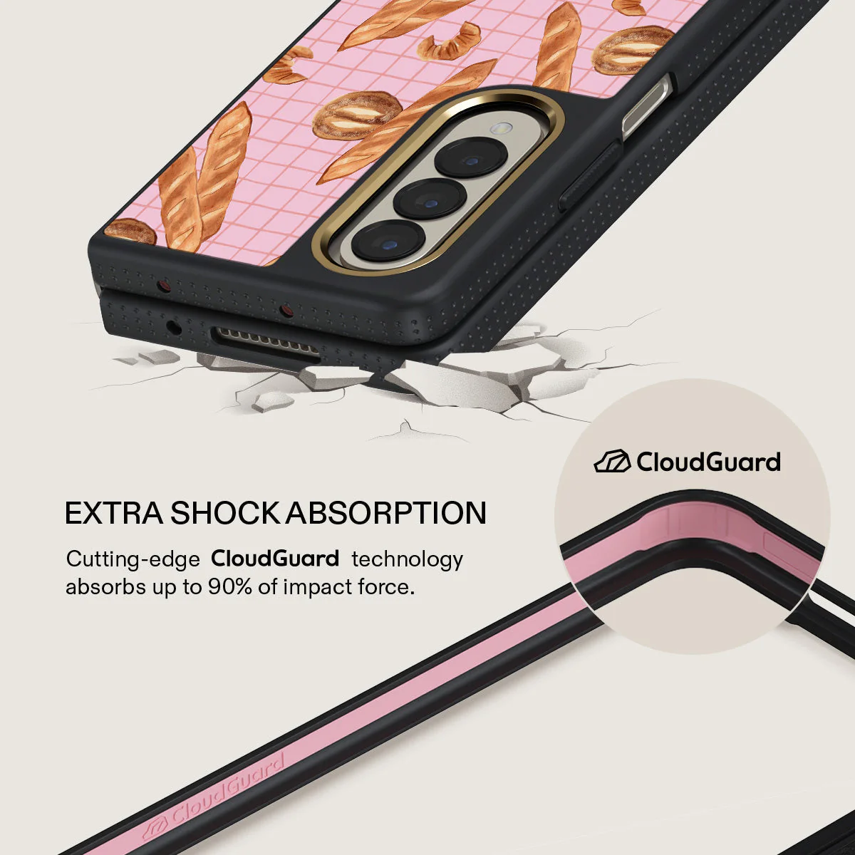 No Crumbs - Samsung Galaxy Z Fold 4 Case - Image 8