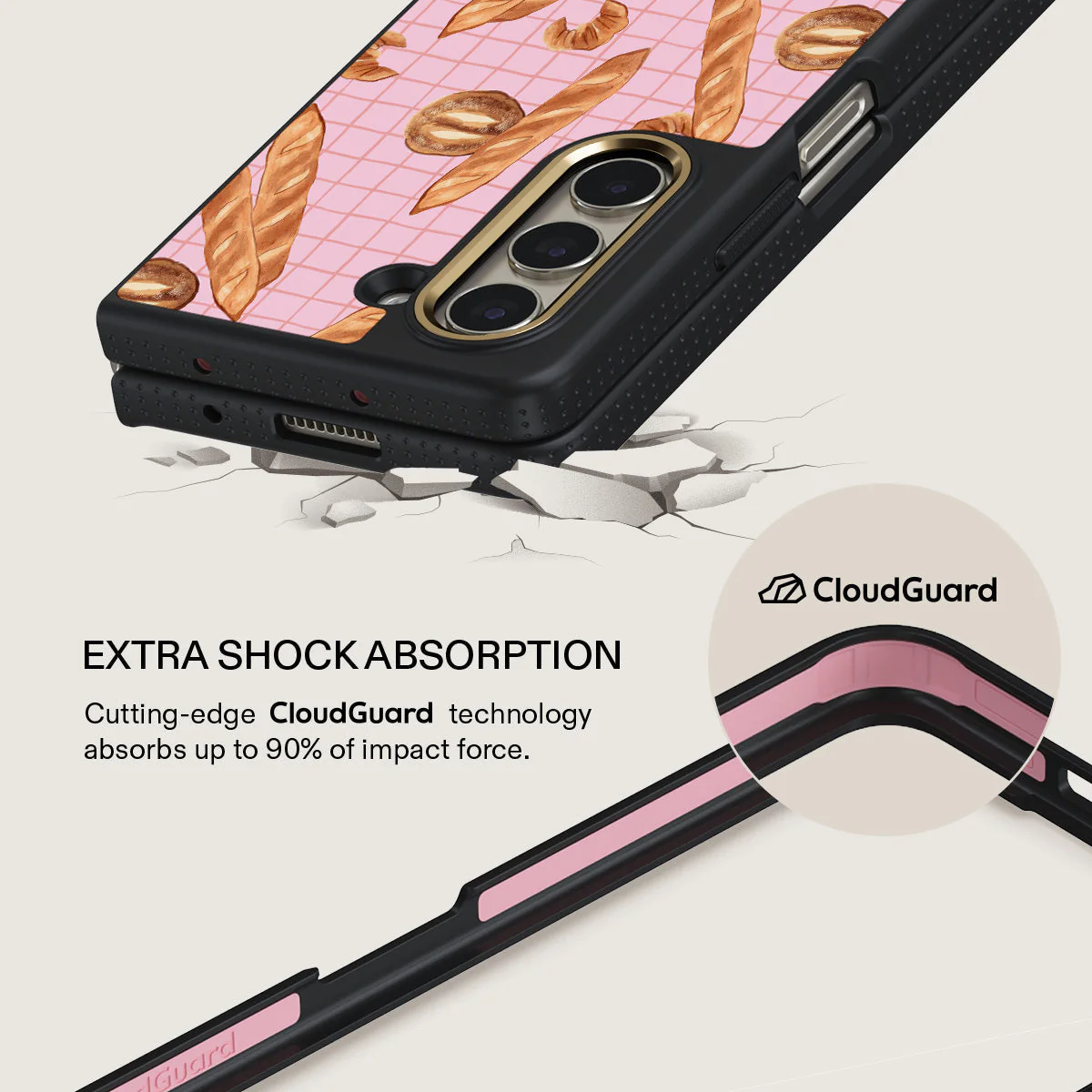 No Crumbs - Samsung Galaxy Z Fold 5 Case - Image 3