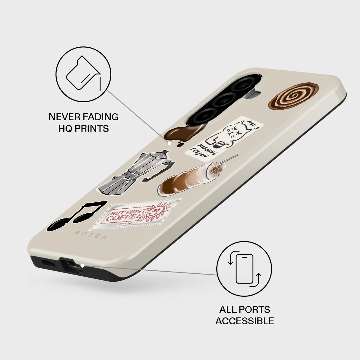 Oat Milk Please - Samsung Galaxy A57 5G Case - Image 3
