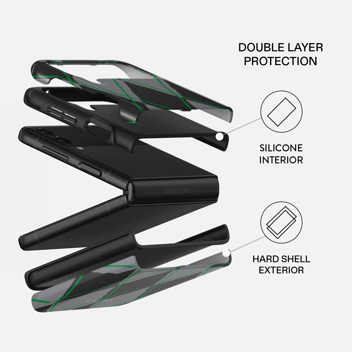 Old School - Samsung Galaxy Z Flip 3 Case - Image 2