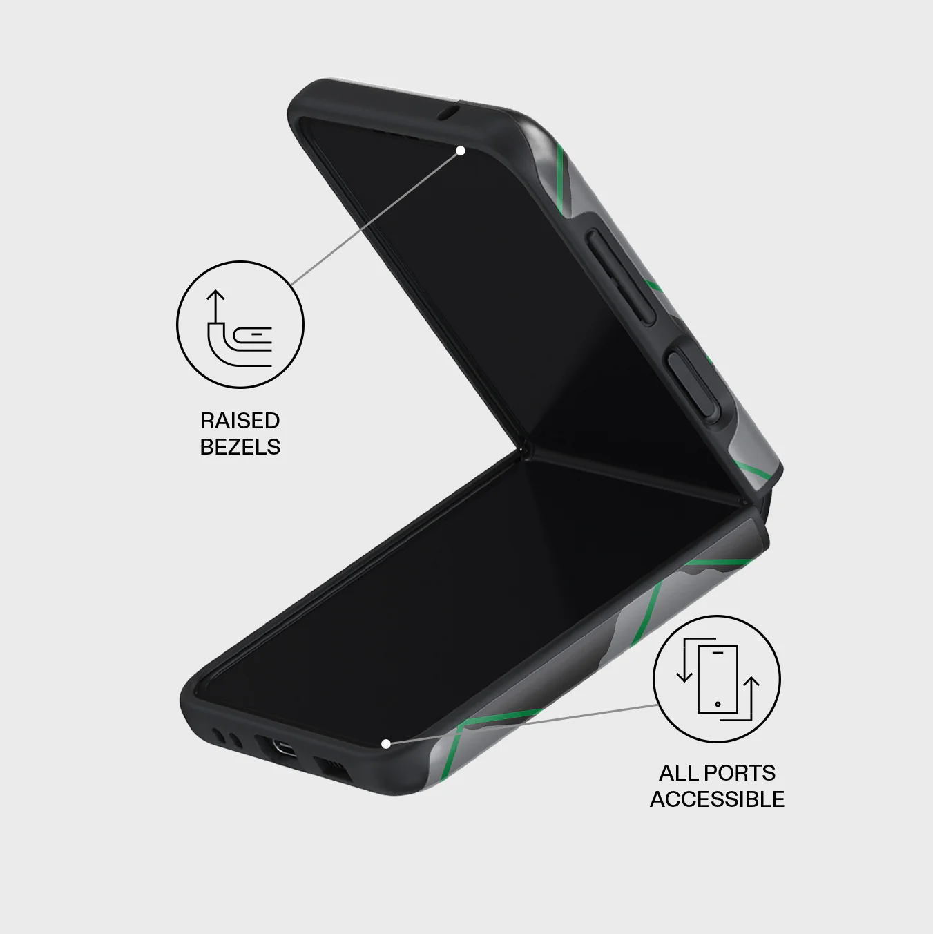 Old School - Samsung Galaxy Z Flip 3 Case - Image 3