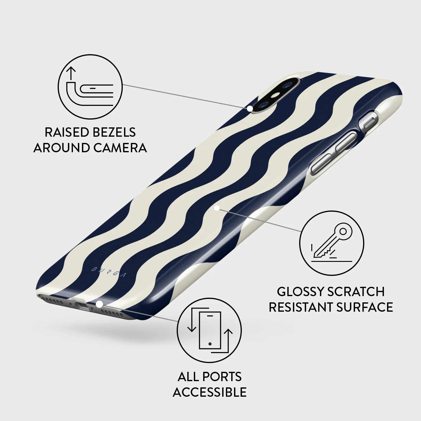 Out of Line - iPhone X / XS Case - Image 3