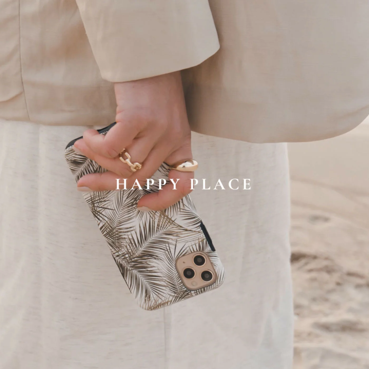 Happy Place - Palm Samsung Galaxy S25 FE Case - Image 5