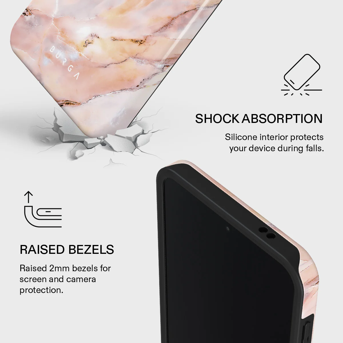Morning Sunshine - Pastel Marble Samsung Galaxy A57 5G Case - Image 4