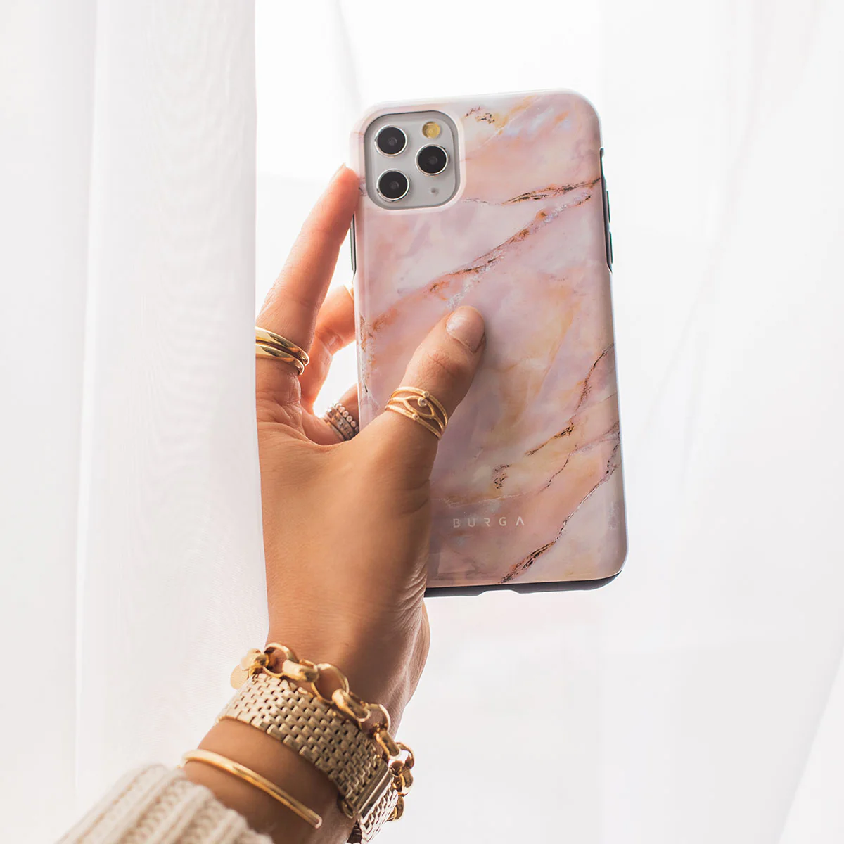 Morning Sunshine - Pastel Marble Samsung Galaxy A57 5G Case - Image 9