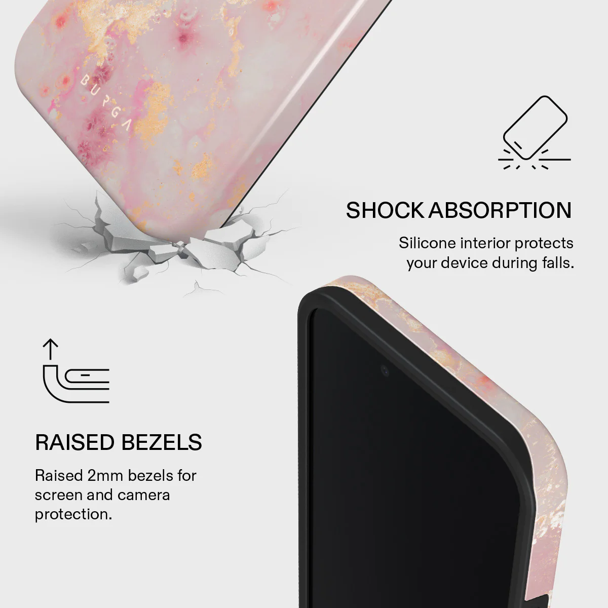 Golden Coral - Pink iPhone 17e Case - Image 4