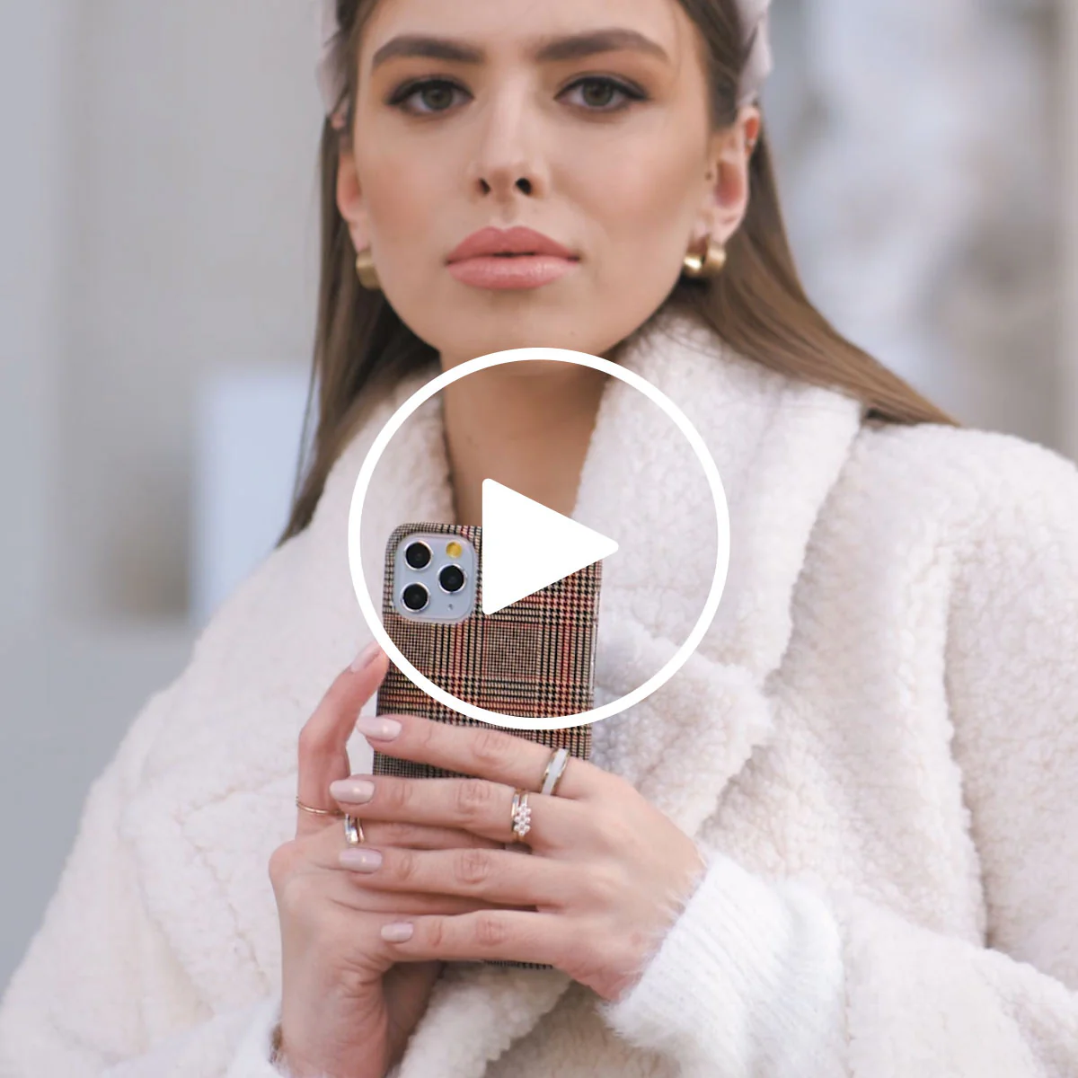 Favorite Coat - Plaid Samsung Galaxy A37 5G Case - Image 5