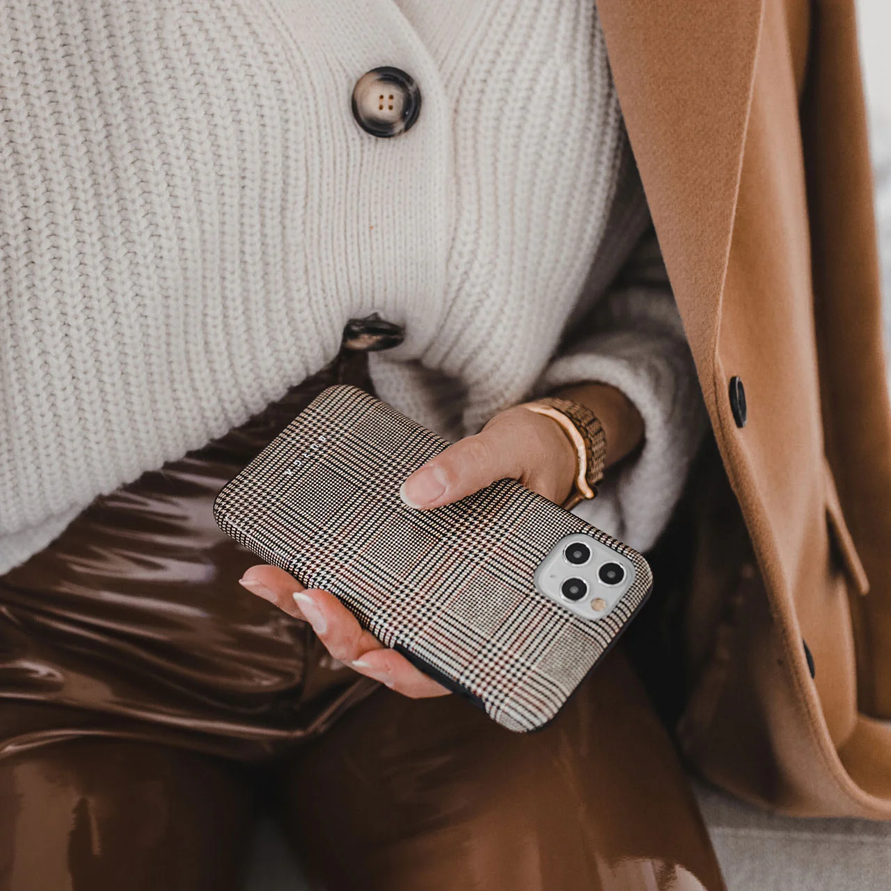 Favorite Coat - Plaid Samsung Galaxy A37 5G Case - Image 6