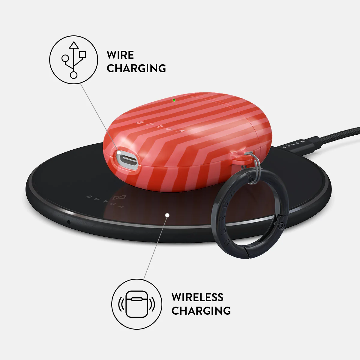 Pomegranate - Google Pixel Buds Pro 2 Case - Image 3