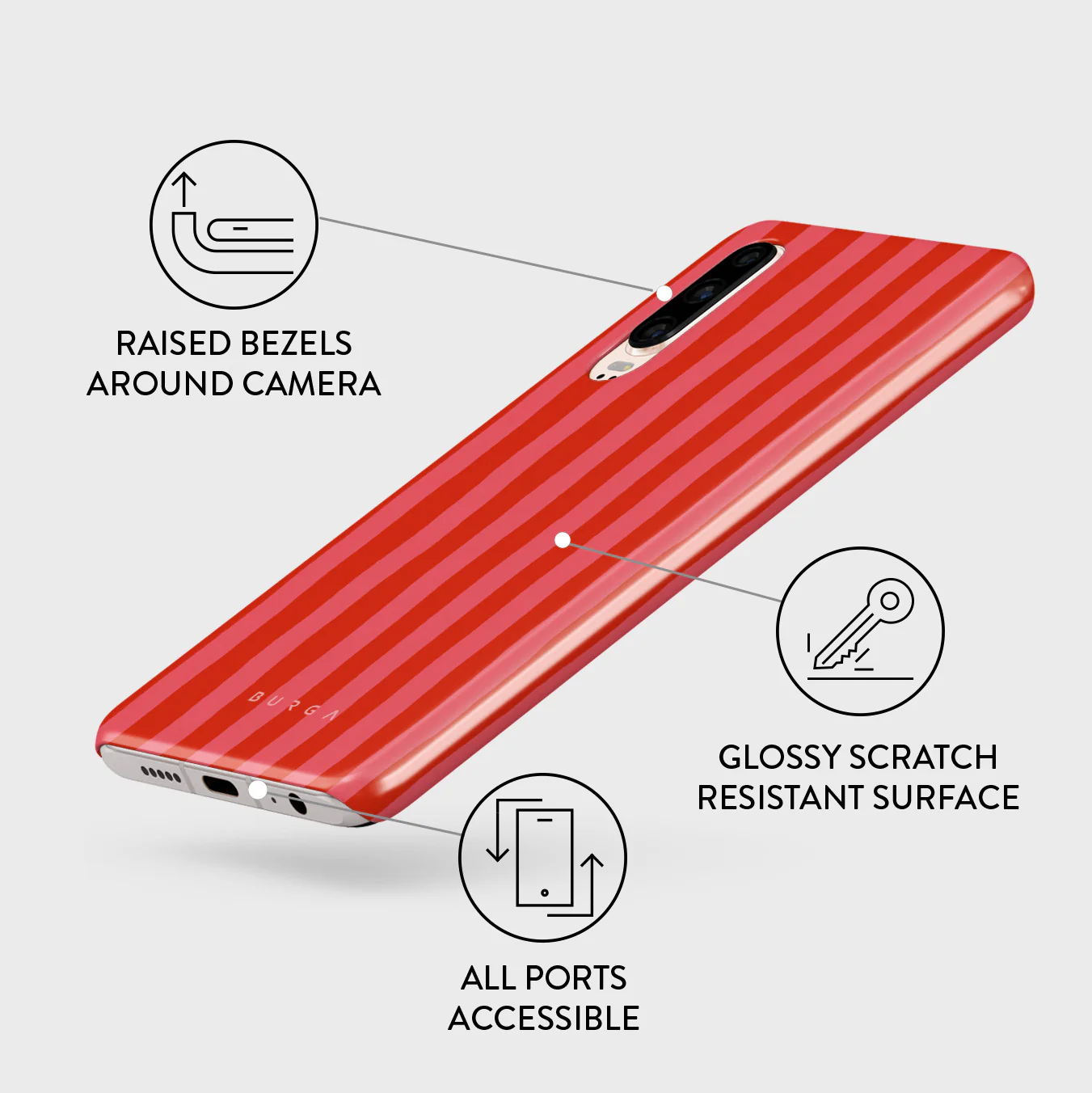 Pomegranate - Huawei P30 Case - Image 3
