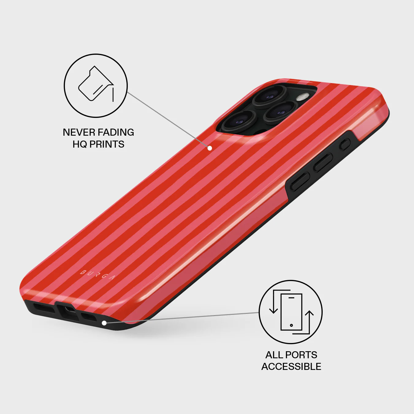 Pomegranate - iPhone 15 Pro Case - Image 3