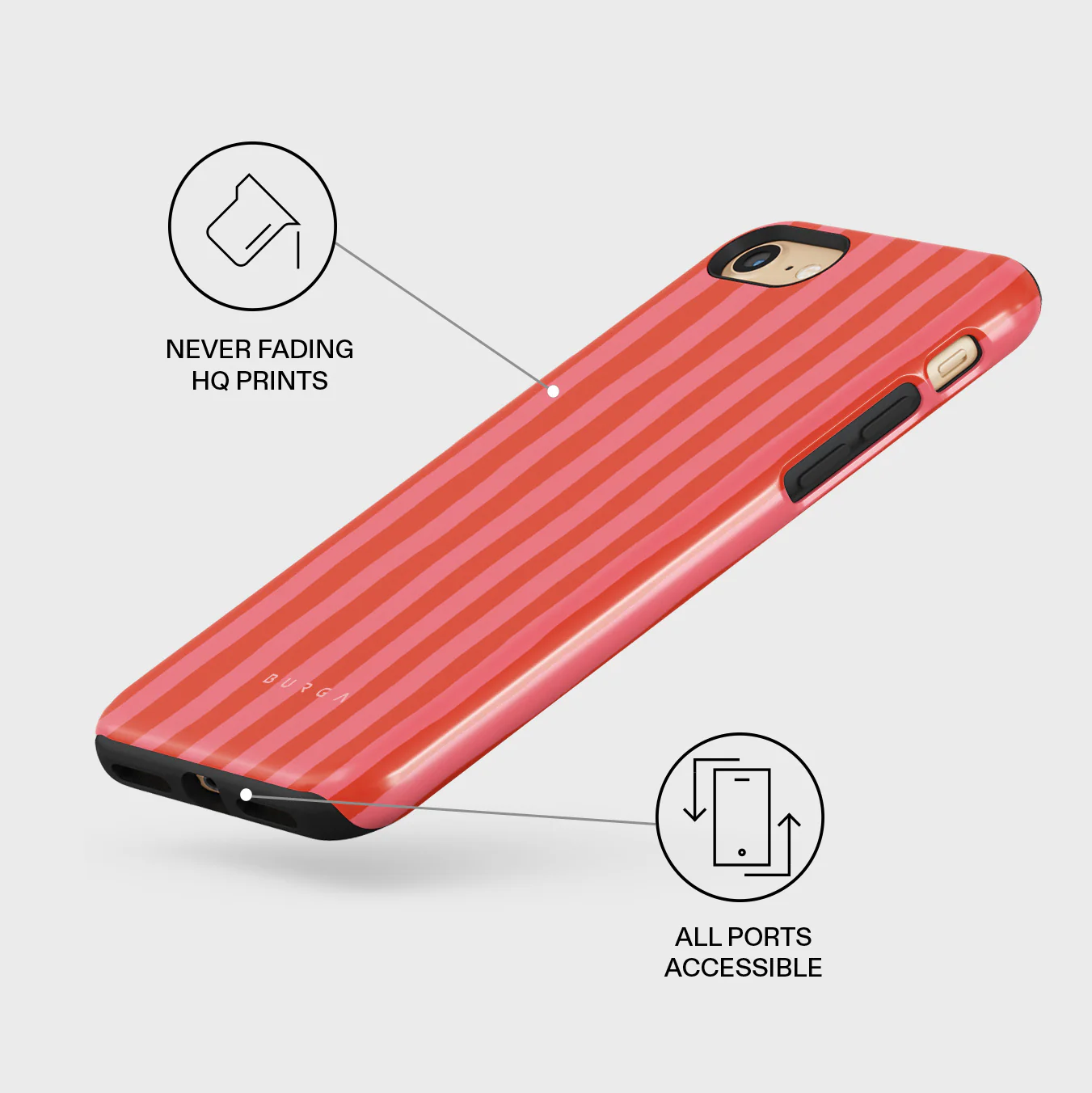 Pomegranate - iPhone SE (2022) Case - Image 3