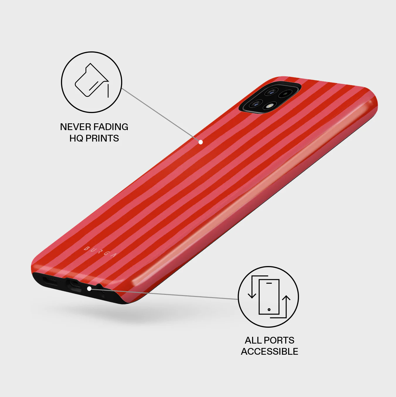 Pomegranate - Samsung Galaxy A22 5G Case - Image 3
