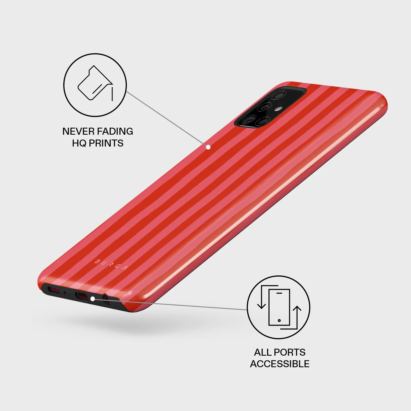 Pomegranate - Samsung Galaxy A51 4G Case - Image 3