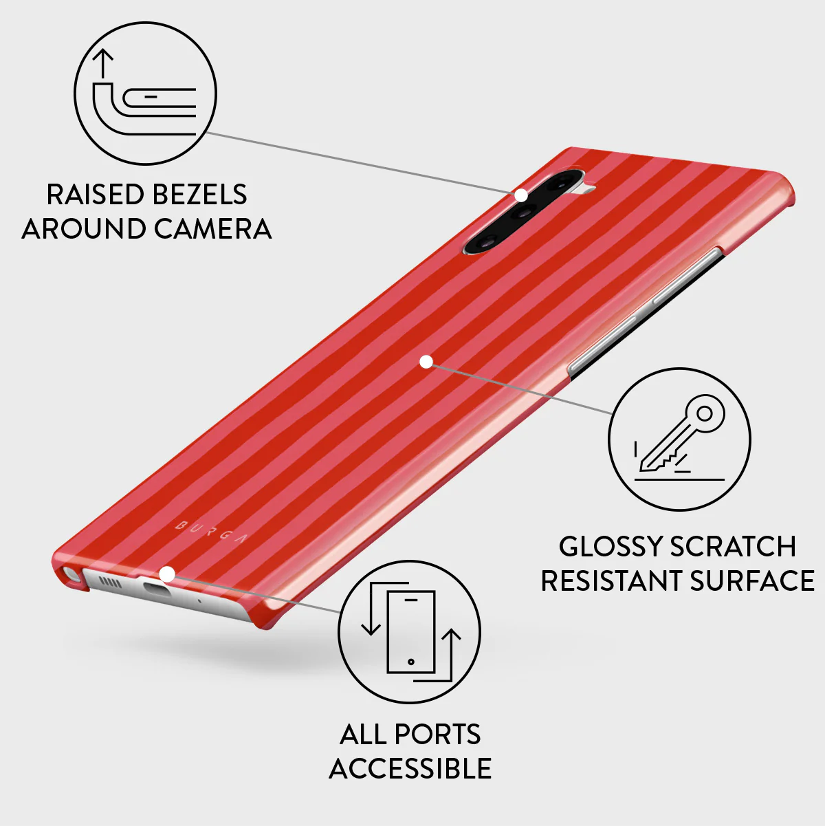 Pomegranate - Samsung Galaxy Note 10 Case - Image 3