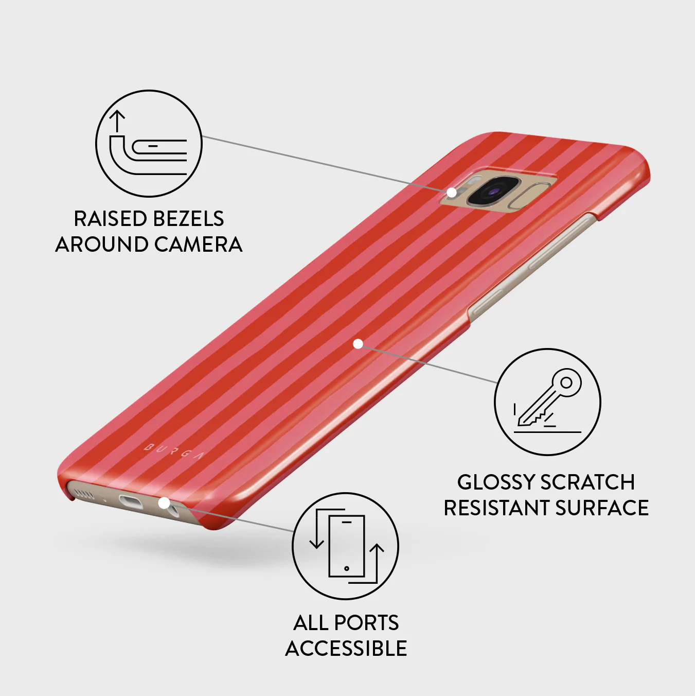 Pomegranate - Samsung Galaxy S8 Case - Image 3