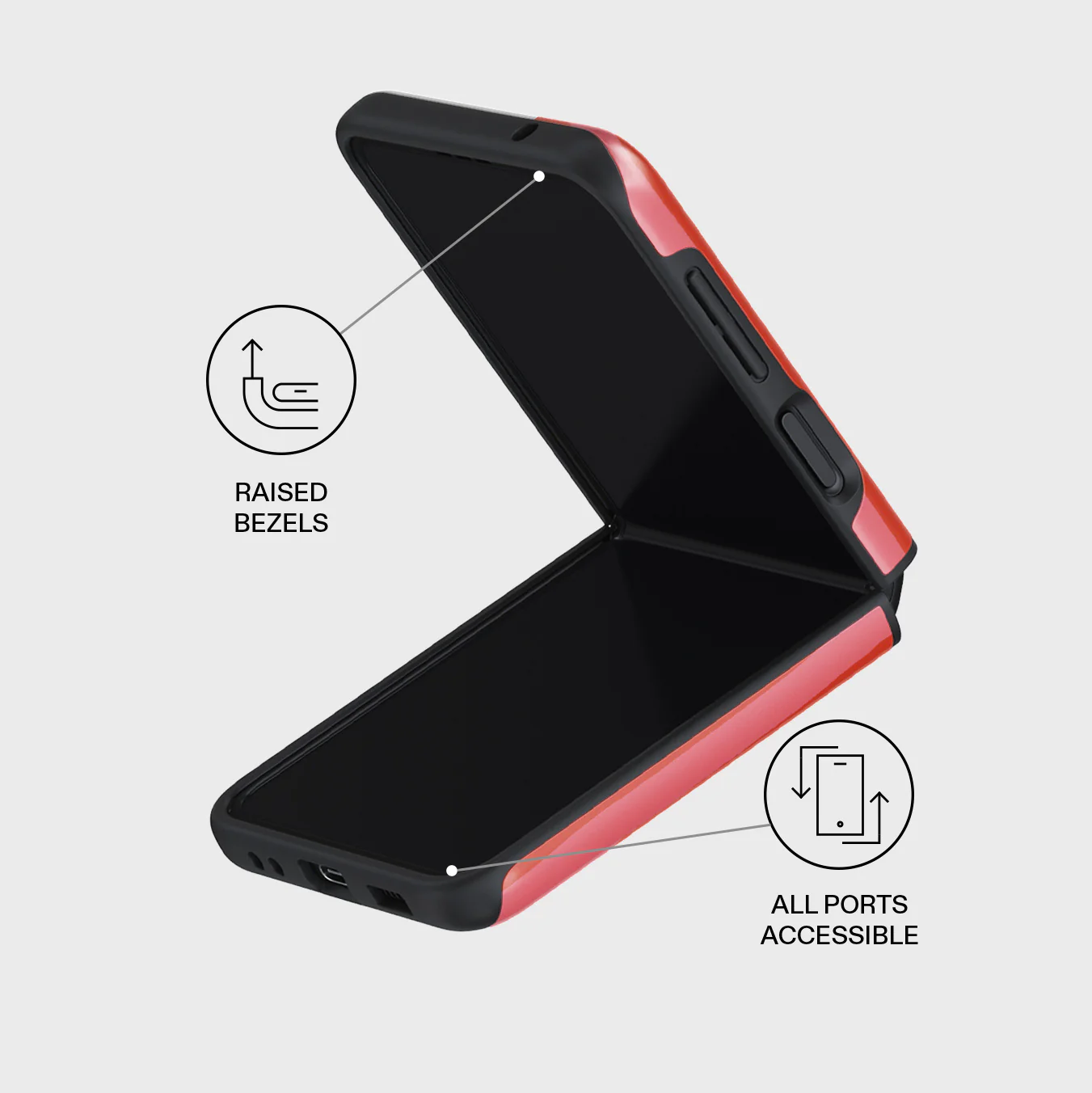 Pomegranate - Samsung Galaxy Z Flip 3 Case - Image 3