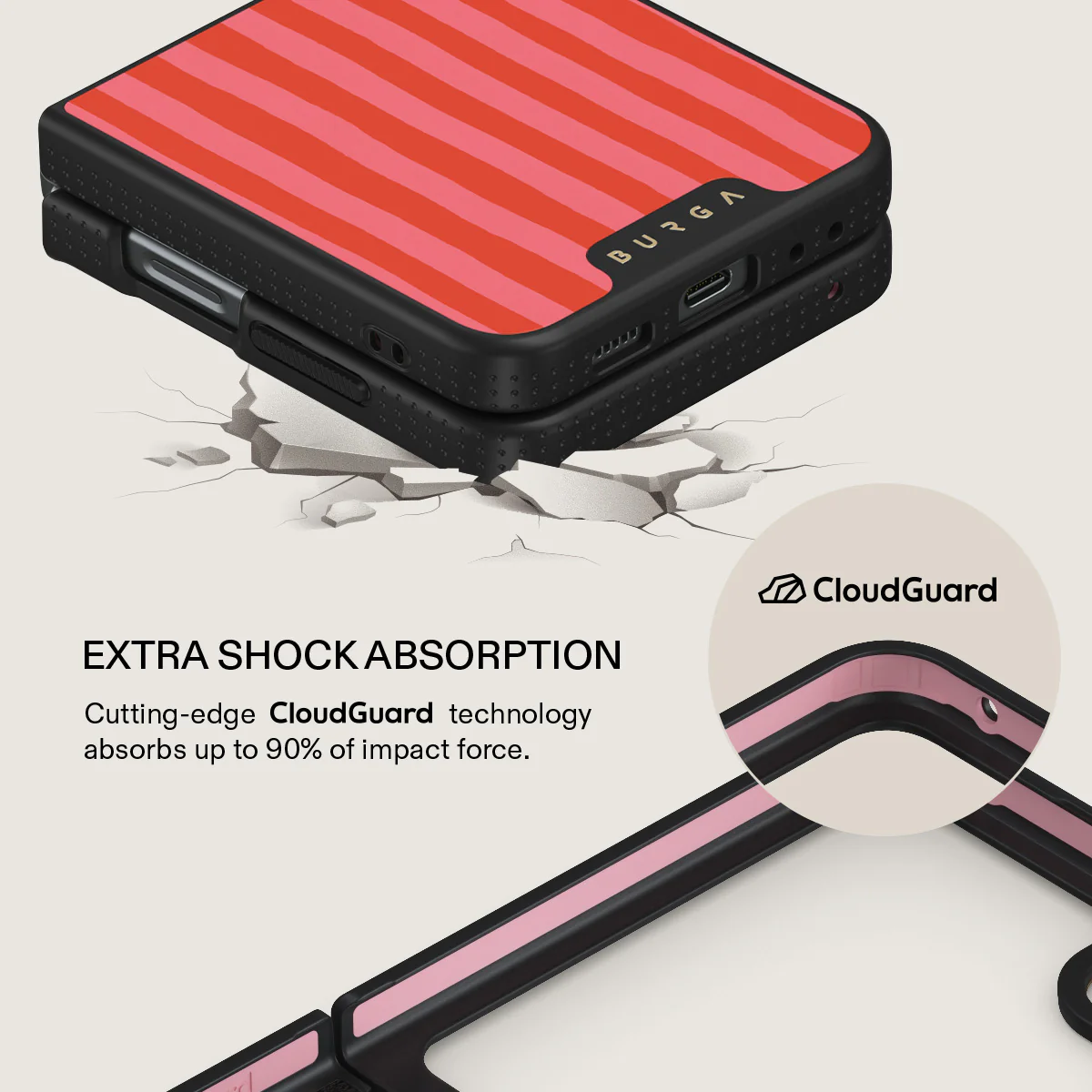Pomegranate - Samsung Galaxy Z Flip 5 Case - Image 10