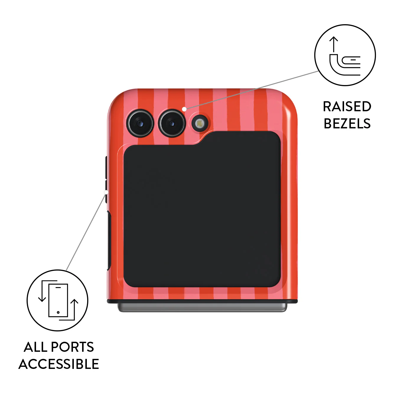 Pomegranate - Samsung Galaxy Z Flip 5 Case - Image 3
