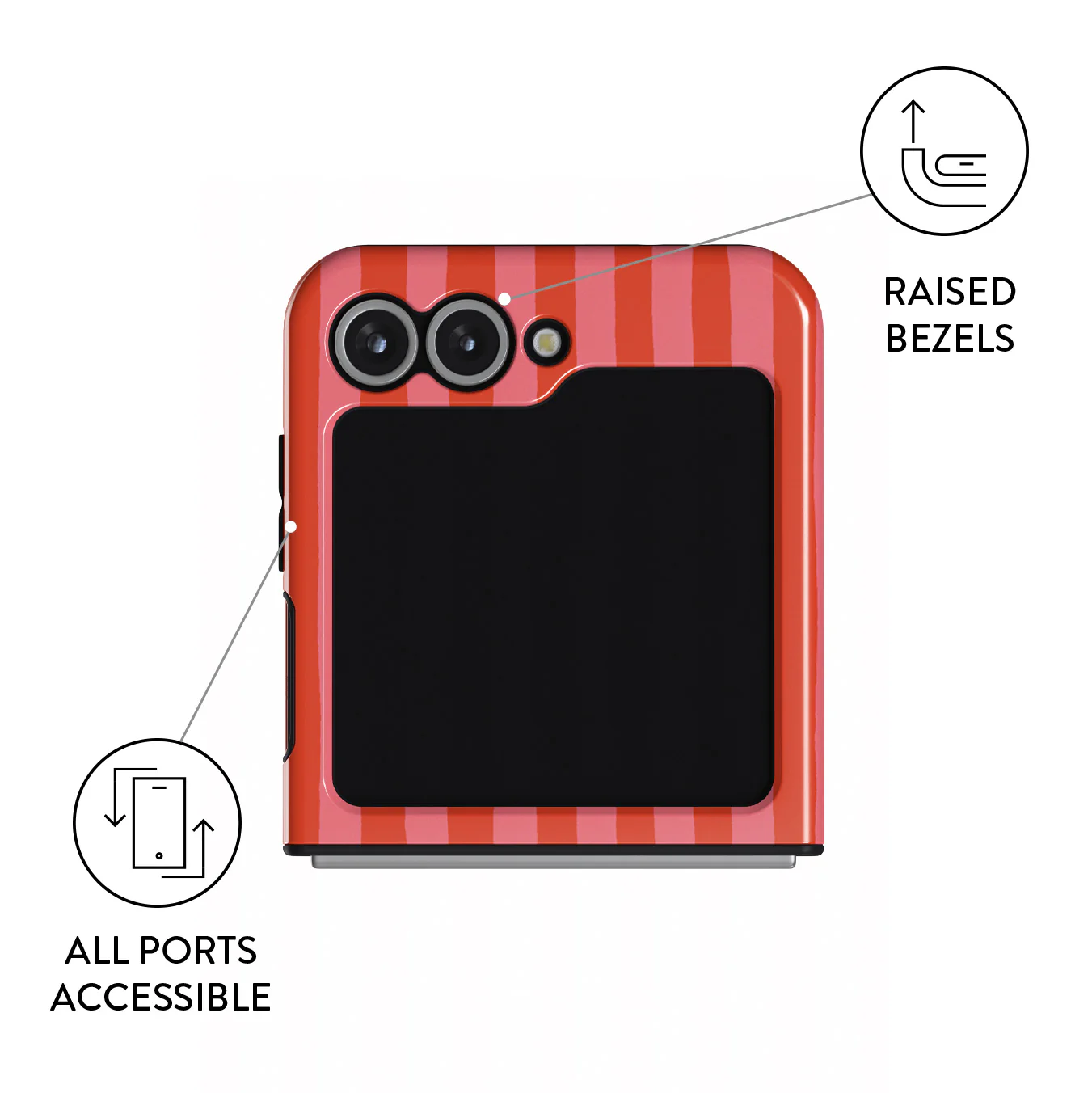 Pomegranate - Samsung Galaxy Z Flip 6 Case - Image 3