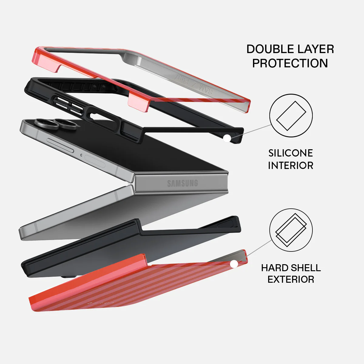 Pomegranate - Samsung Galaxy Z Flip 7 Case - Image 2