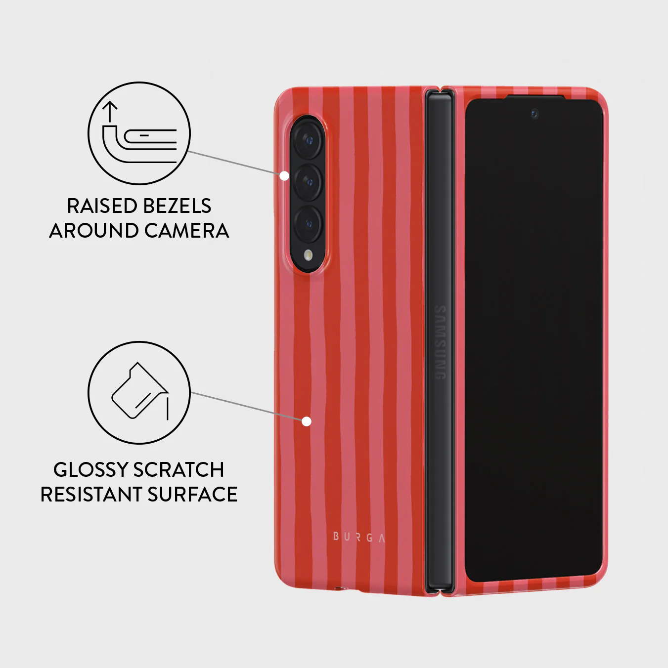 Pomegranate - Samsung Galaxy Z Fold 4 Case - Image 3