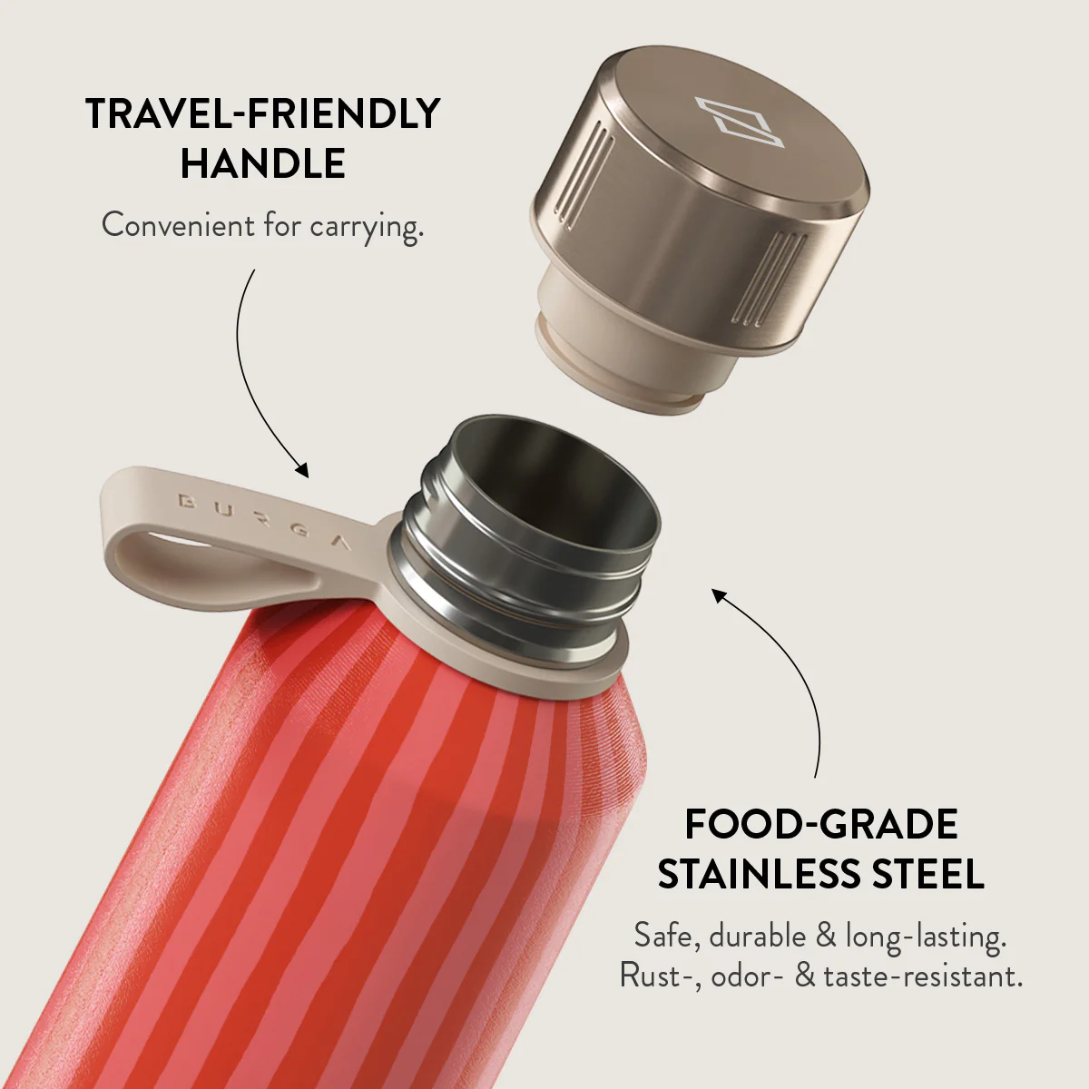Pomegranate - Water Bottle - Image 4