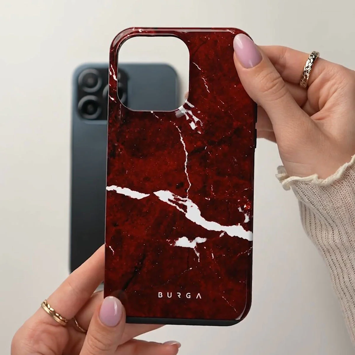 Iconic Red Ruby - Marble Samsung Galaxy A37 5G Case - Image 5